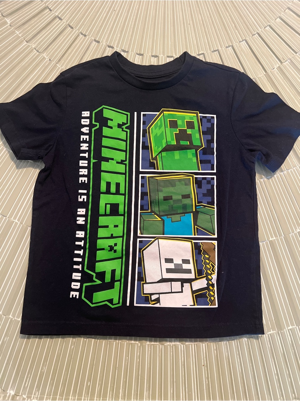 Kids' Black Graphic Tee - Adventure Is An Attitude